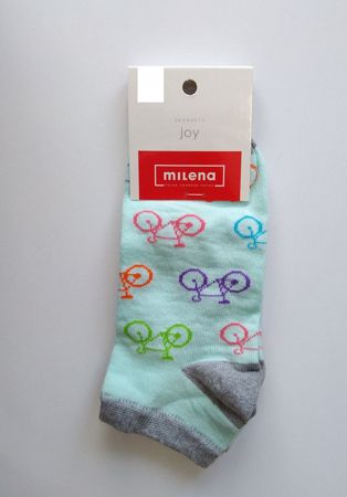 Zobrazit detail produktu - Dívčí ponožky nízké Milena Kolo Obrázek Dívčí ponožky nízké Milena Kolo